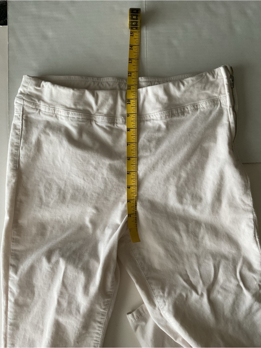 Free People In My Feelings Velvet Crop Slim Flare Pants White - Picture 5 of 12